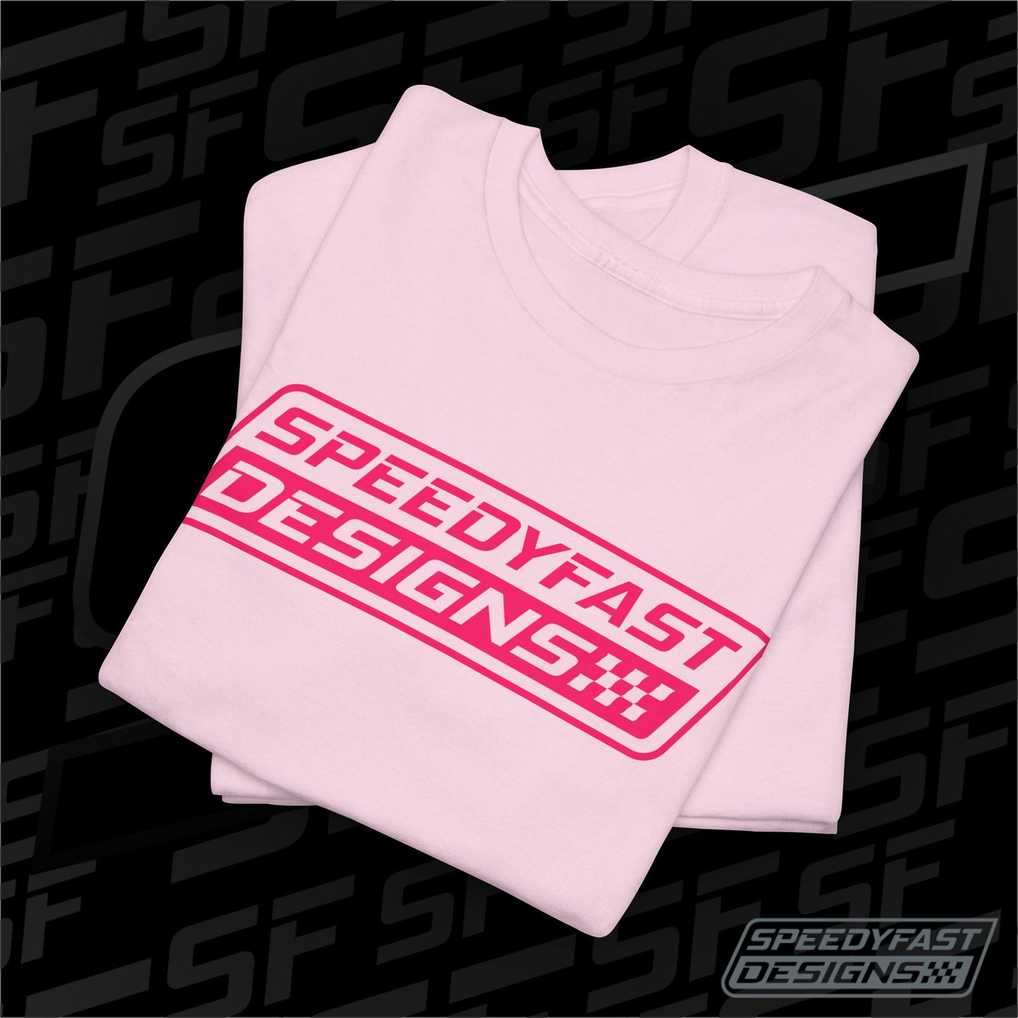 SpeedyFast Designs Pink Logo