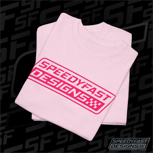 SpeedyFast Designs Pink Logo